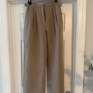 Abercrombie & Fitch Sloane Straight-Leg Tailored Pants